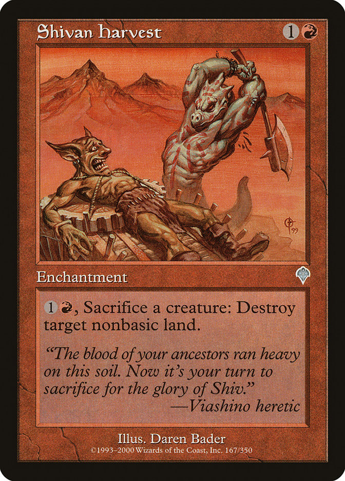 Shivan Harvest [Invasion] | Boutique FDB TCG