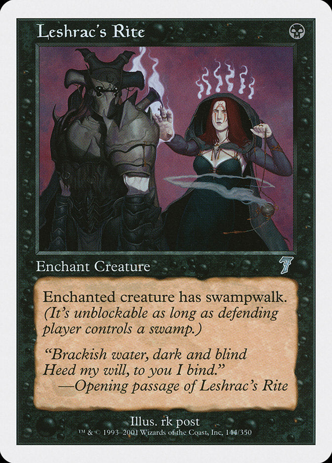 Leshrac's Rite [Seventh Edition] | Boutique FDB TCG