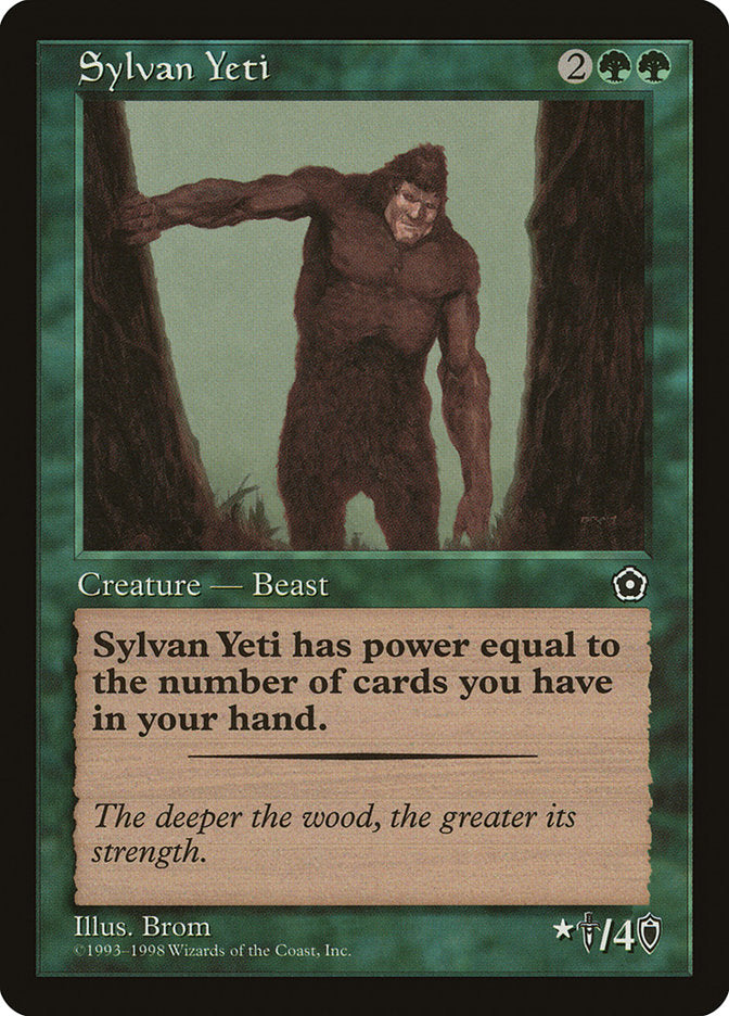 Sylvan Yeti [Portal Second Age] | Boutique FDB TCG