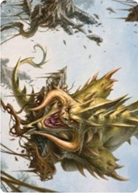 Canopy Baloth Art Card [Zendikar Rising Art Series] | Boutique FDB TCG