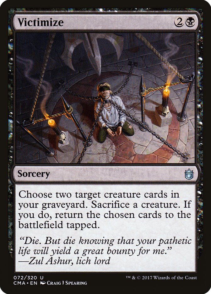 Victimize [Commander Anthology] | Boutique FDB TCG