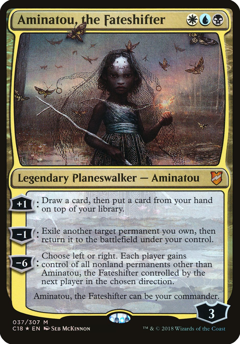 Aminatou, the Fateshifter (Oversized) [Commander 2018 Oversized] | Boutique FDB TCG