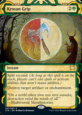 Krosan Grip (Foil Etched) [Strixhaven: School of Mages Mystical Archive] | Boutique FDB TCG