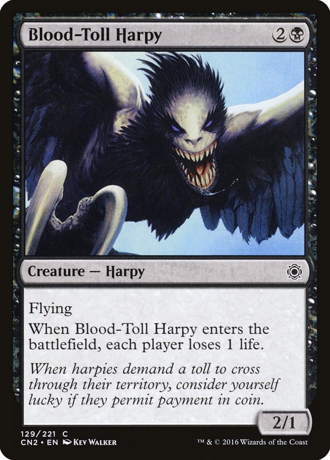 Blood-Toll Harpy [Conspiracy: Take the Crown] | Boutique FDB TCG