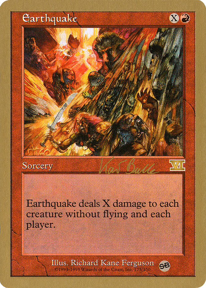 Earthquake (Kai Budde) (SB) [World Championship Decks 1999] | Boutique FDB TCG