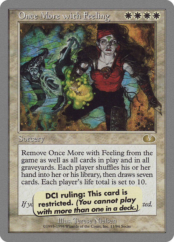 Once More with Feeling [Unglued] | Boutique FDB TCG