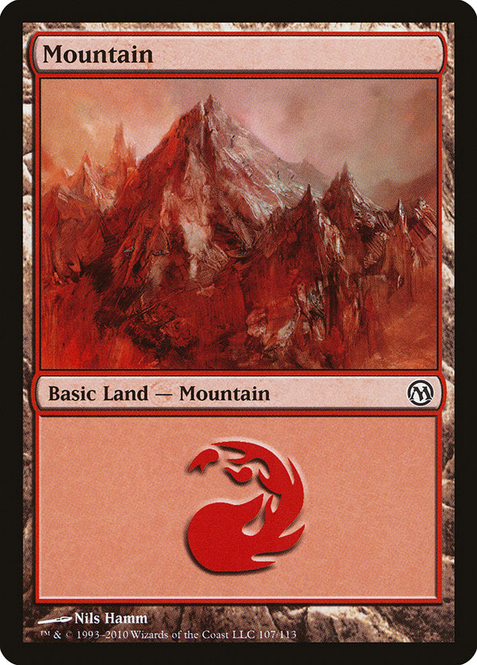 Mountain (107) [Duels of the Planeswalkers] | Boutique FDB TCG