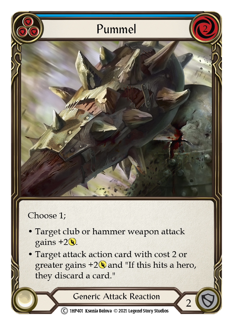 Pummel (Blue) [1HP401] (History Pack 1) | Boutique FDB TCG