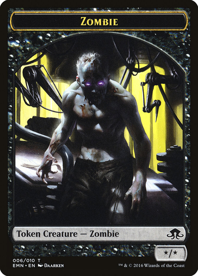 Zombie Token (006/010) [Eldritch Moon Tokens] | Boutique FDB TCG