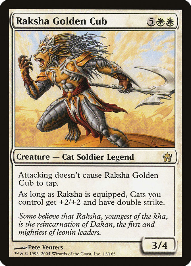 Raksha Golden Cub [Fifth Dawn] | Boutique FDB TCG