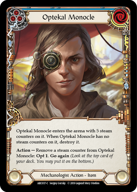 Optekal Monocle [ARC037-C] (Arcane Rising)  1st Edition Normal | Boutique FDB TCG