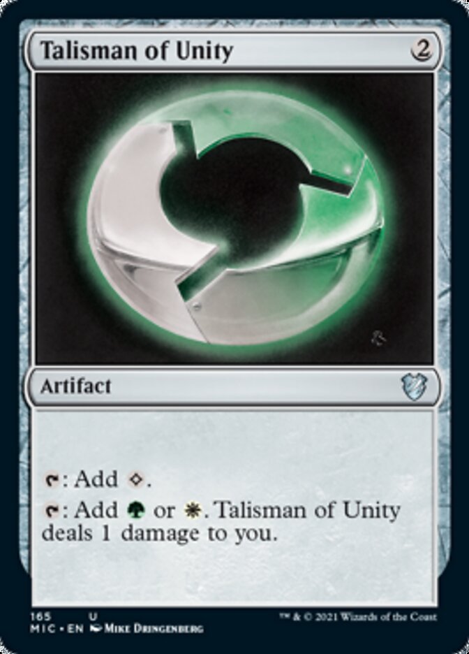 Talisman of Unity [Innistrad: Midnight Hunt Commander] | Boutique FDB TCG