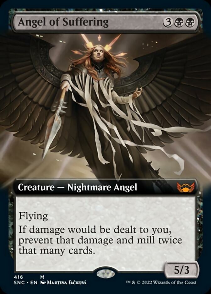 Angel of Suffering (Extended Art) [Streets of New Capenna] | Boutique FDB TCG