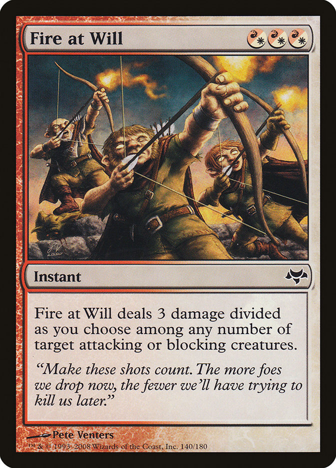 Fire at Will [Eventide] | Boutique FDB TCG