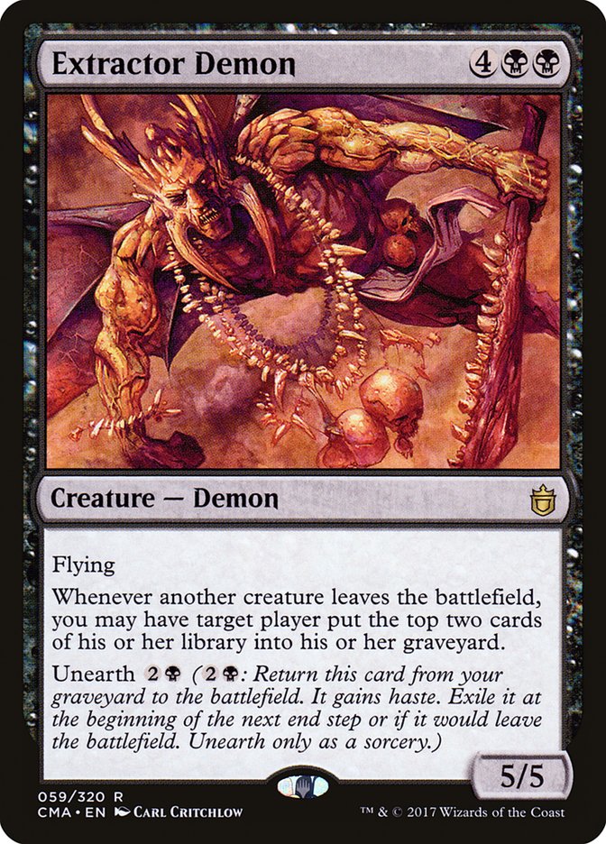 Extractor Demon [Commander Anthology] | Boutique FDB TCG