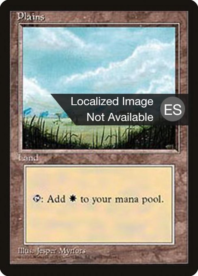 Plains (B) [Fourth Edition (Foreign Black Border)] | Boutique FDB TCG