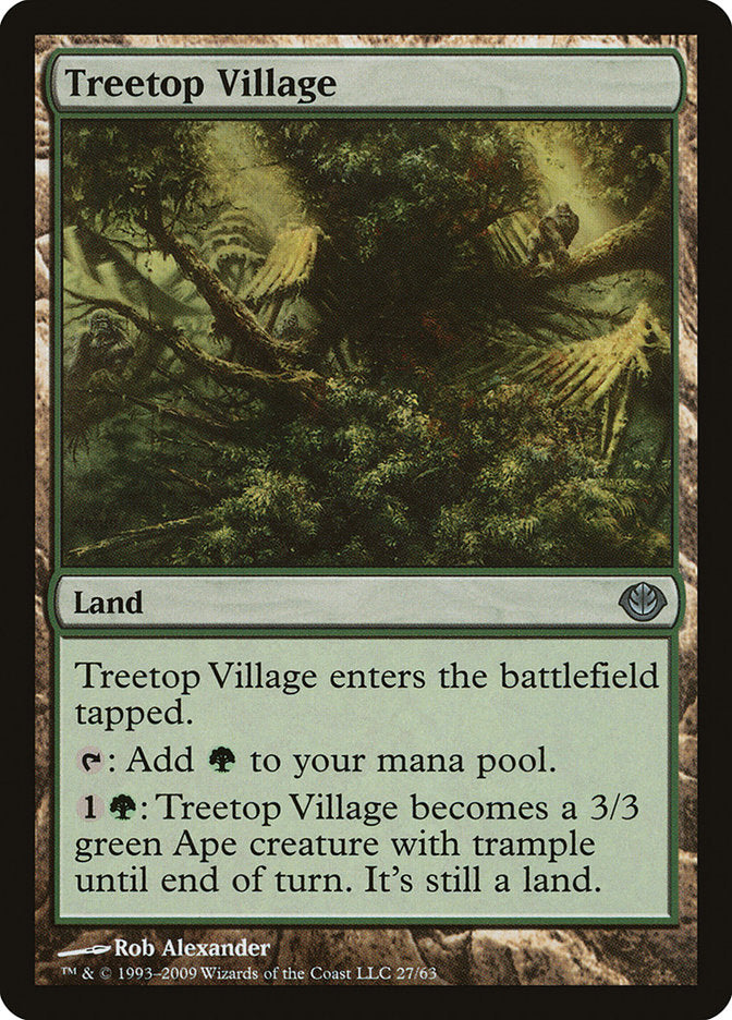 Treetop Village [Duel Decks: Garruk vs. Liliana] | Boutique FDB TCG