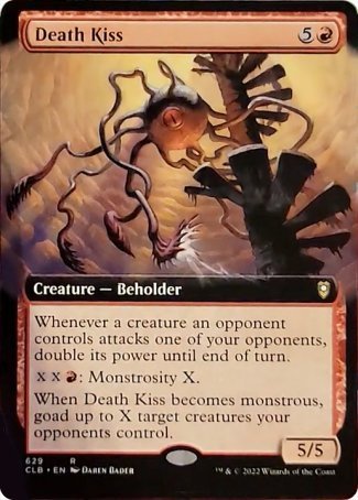 Death Kiss (Extended Art) [Commander Legends: Battle for Baldur's Gate] | Boutique FDB TCG