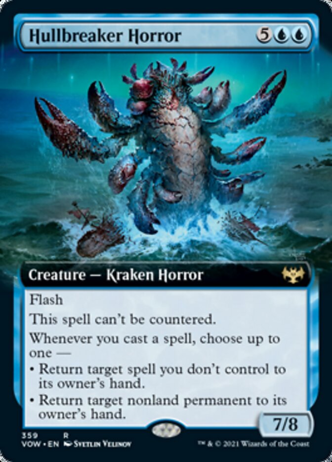 Hullbreaker Horror (Extended Art) [Innistrad: Crimson Vow] | Boutique FDB TCG