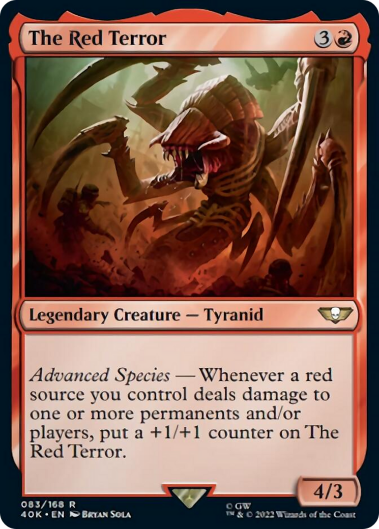 The Red Terror (Surge Foil) [Warhammer 40,000] | Boutique FDB TCG