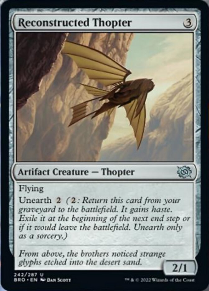 Reconstructed Thopter [The Brothers' War] | Boutique FDB TCG