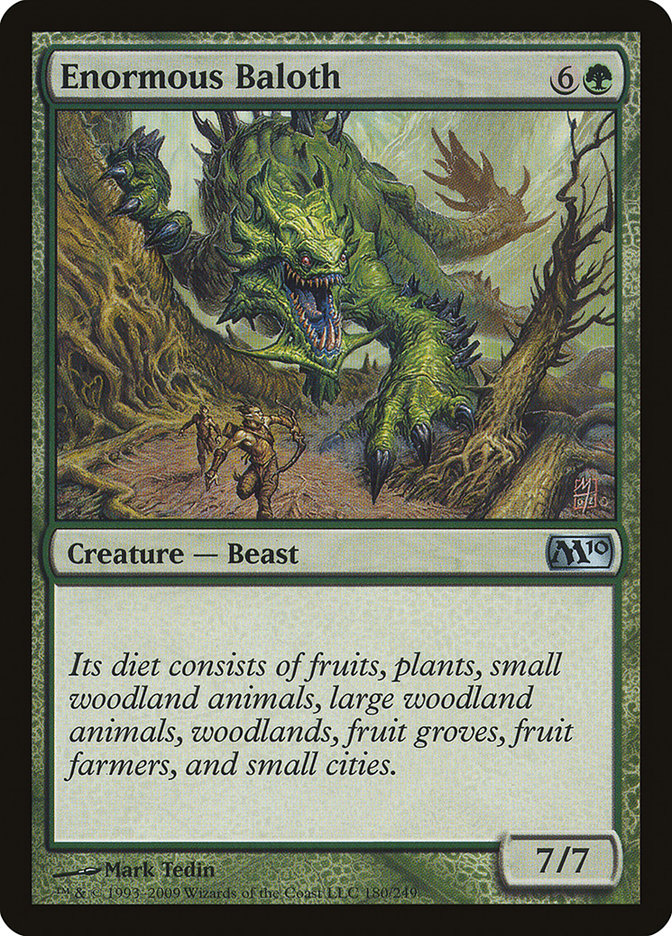 Enormous Baloth [Magic 2010] | Boutique FDB TCG