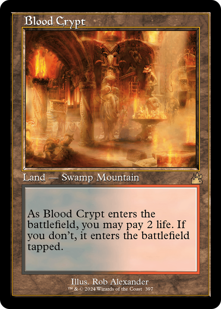 Blood Crypt (Retro) [Ravnica Remastered] | Boutique FDB TCG