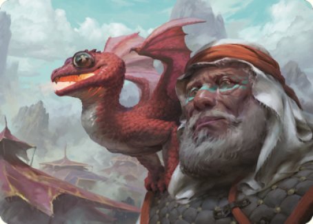 Dragon Whelp Art Card [Dominaria United Art Series] | Boutique FDB TCG