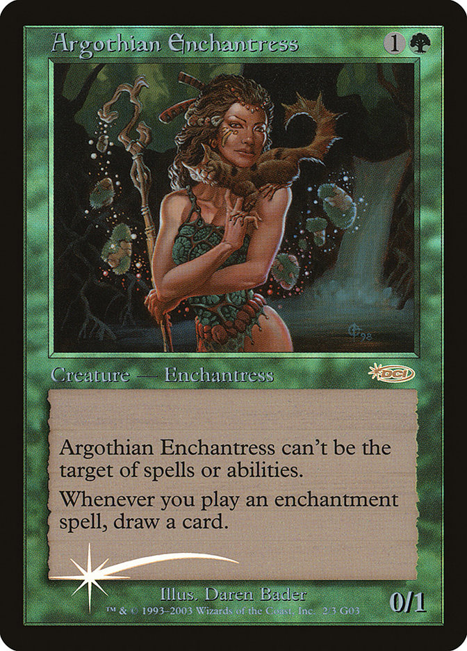 Argothian Enchantress [Judge Gift Cards 2003] | Boutique FDB TCG