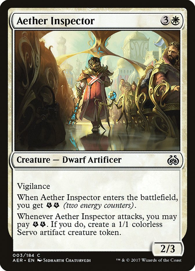 Aether Inspector [Aether Revolt] | Boutique FDB TCG