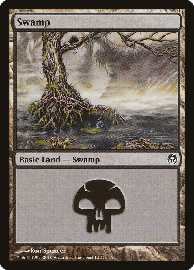 Swamp (34) [Duel Decks: Phyrexia vs. the Coalition] | Boutique FDB TCG