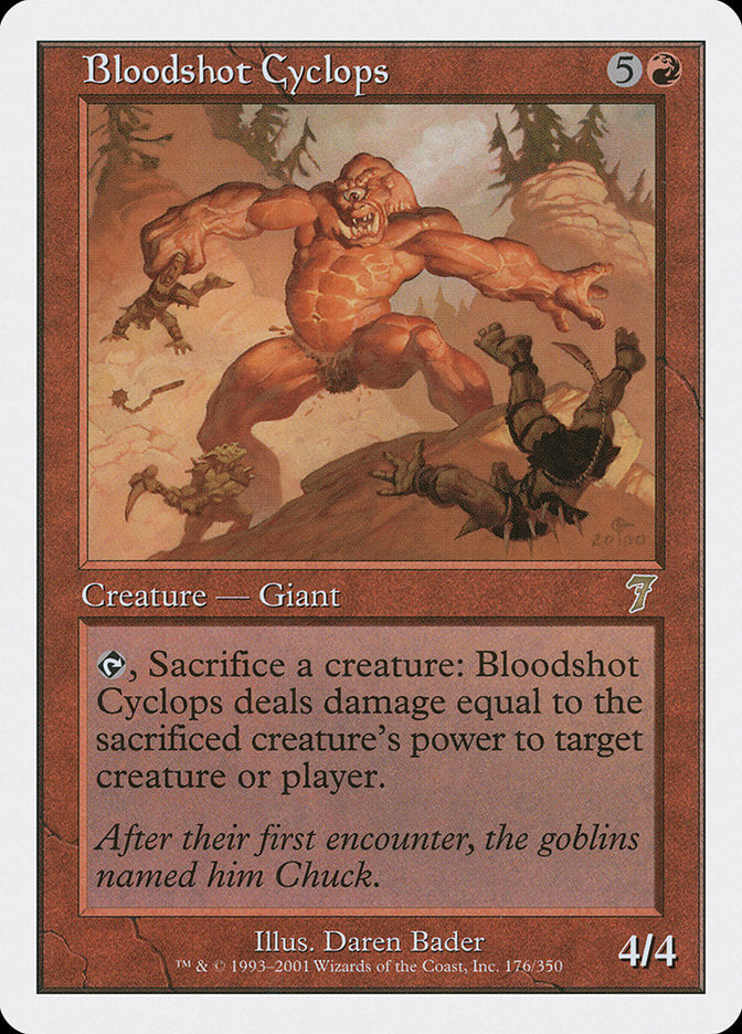 Bloodshot Cyclops [Seventh Edition] | Boutique FDB TCG