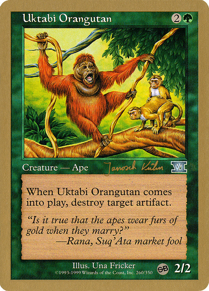 Uktabi Orangutan (Janosch Kuhn) (SB) [World Championship Decks 2000] | Boutique FDB TCG