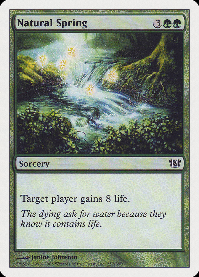 Natural Spring [Ninth Edition] | Boutique FDB TCG