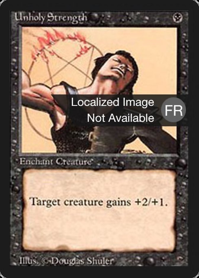 Unholy Strength [Foreign Black Border] | Boutique FDB TCG