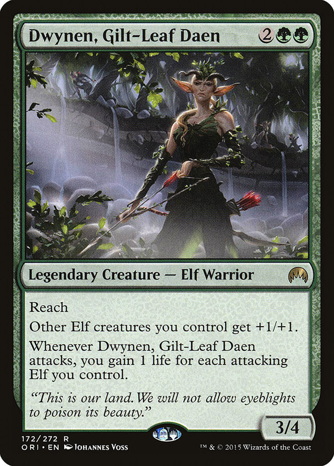 Dwynen, Gilt-Leaf Daen [Magic Origins] | Boutique FDB TCG
