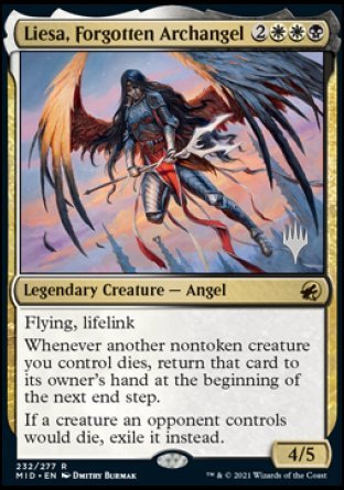 Liesa, Forgotten Archangel (Promo Pack) [Innistrad: Midnight Hunt Promos] | Boutique FDB TCG