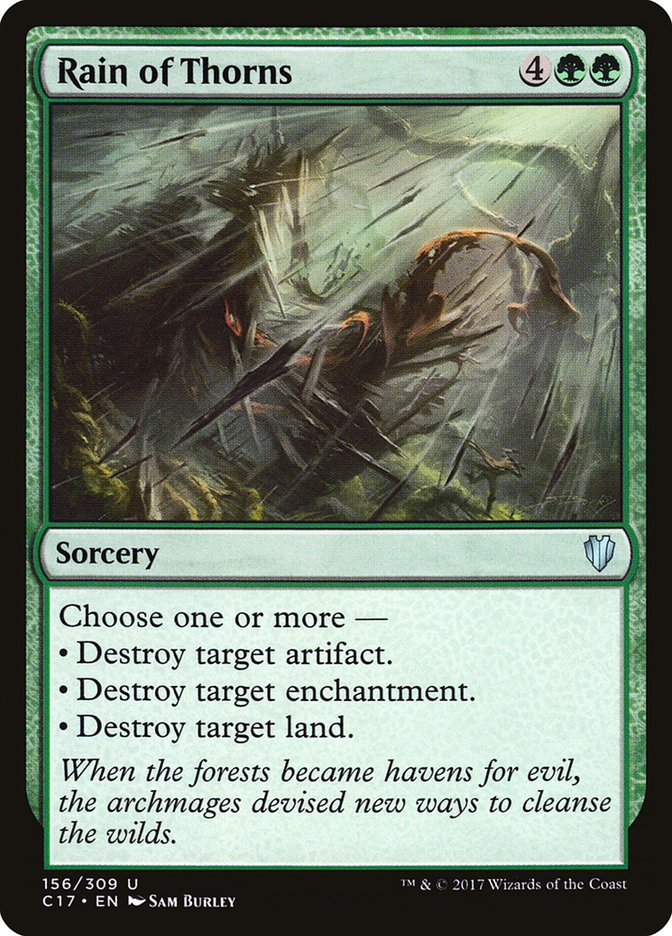 Rain of Thorns [Commander 2017] | Boutique FDB TCG