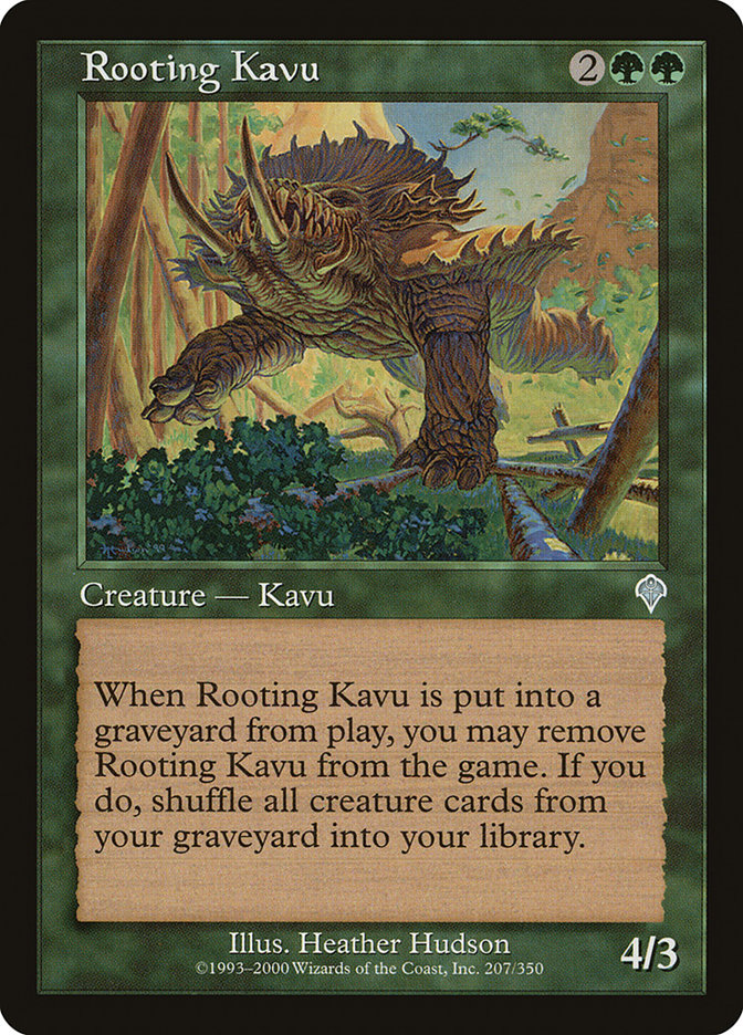 Rooting Kavu [Invasion] | Boutique FDB TCG