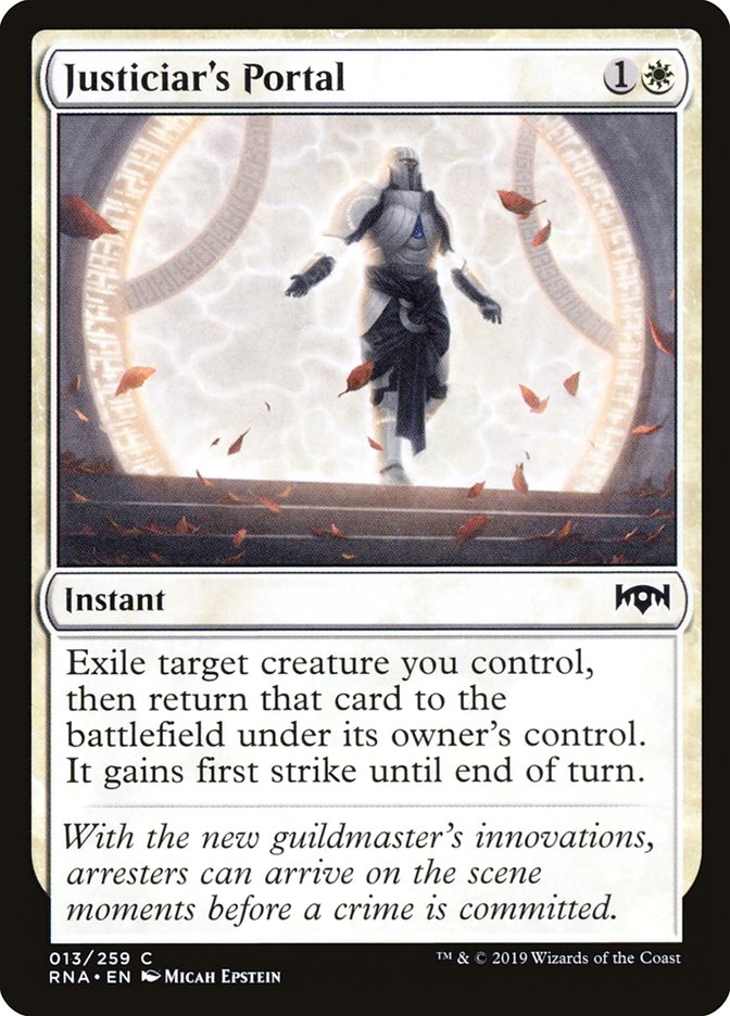 Justiciar's Portal [Ravnica Allegiance] | Boutique FDB TCG