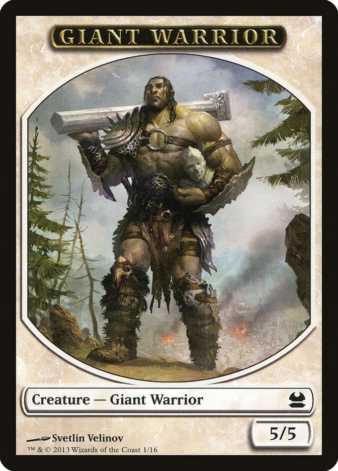 Giant Warrior Token [Modern Masters Tokens] | Boutique FDB TCG