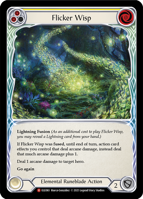 Flicker Wisp [ELE065] (Tales of Aria)  1st Edition Normal | Boutique FDB TCG