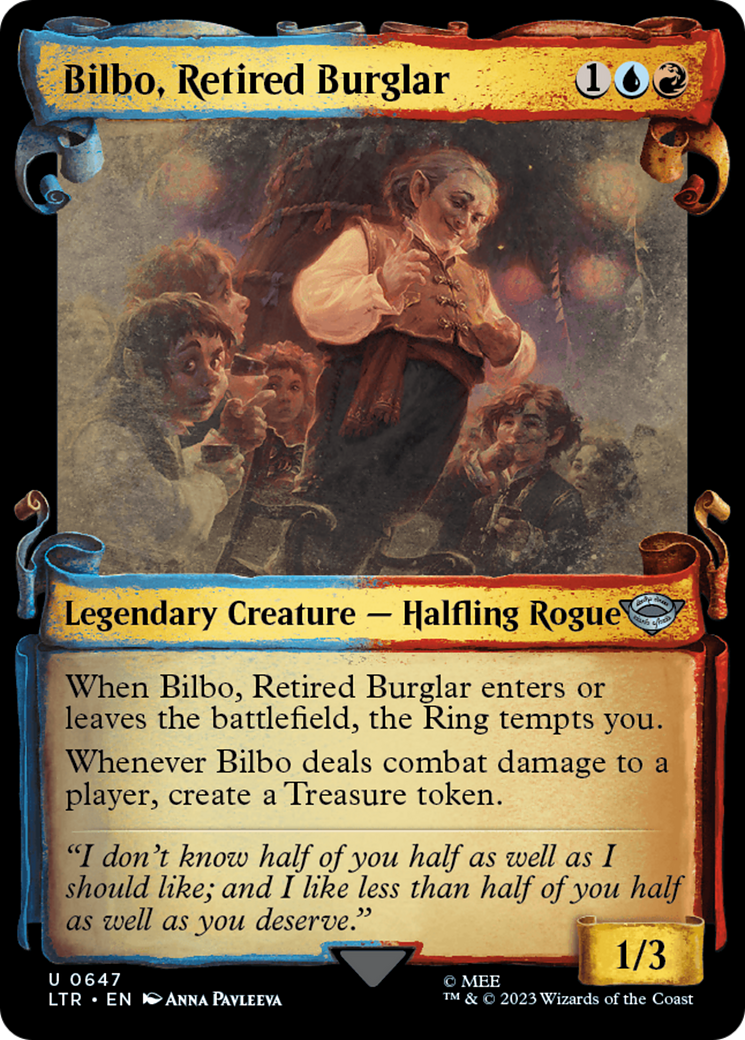 Bilbo, Retired Burglar [The Lord of the Rings: Tales of Middle-Earth Showcase Scrolls] | Boutique FDB TCG