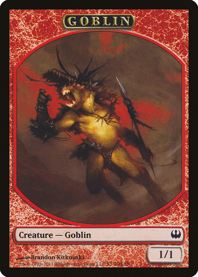Goblin Token [Duel Decks: Knights vs. Dragons Tokens] | Boutique FDB TCG