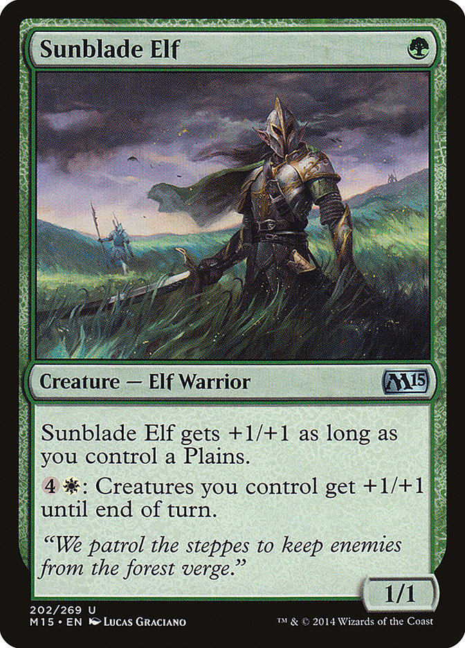 Sunblade Elf [Magic 2015] | Boutique FDB TCG