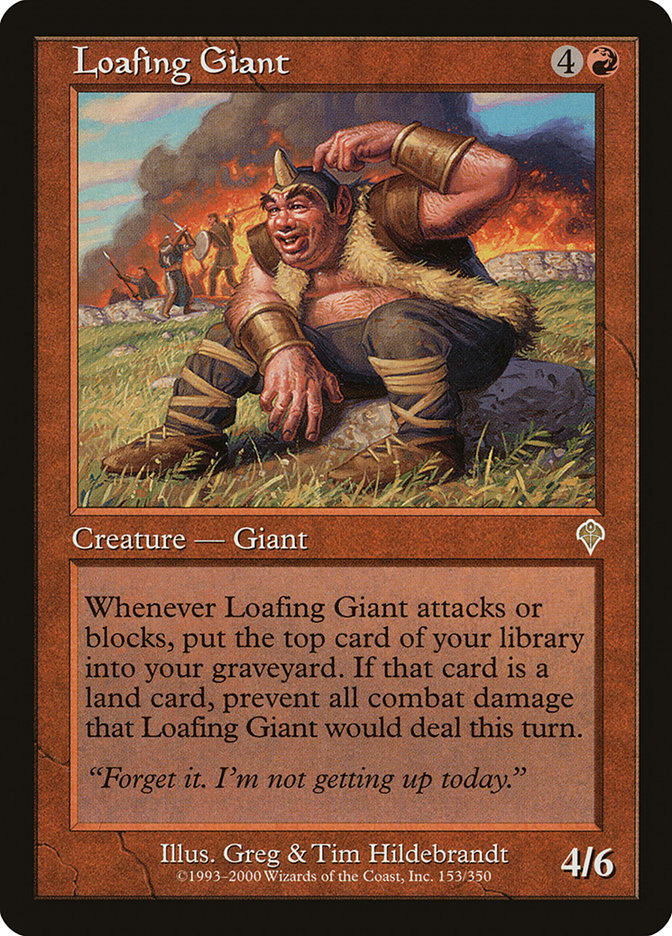 Loafing Giant [Invasion] | Boutique FDB TCG