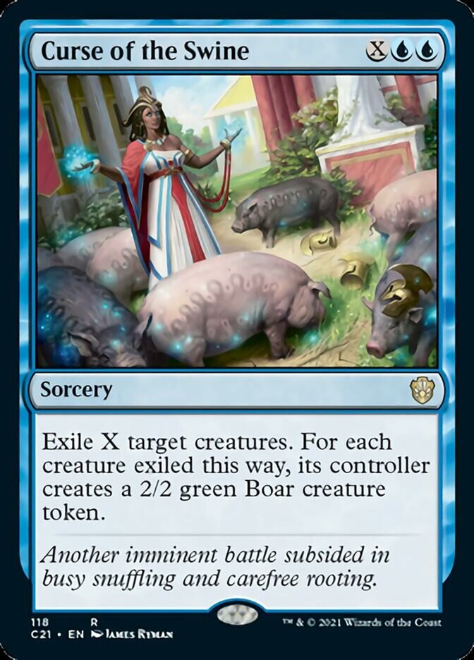 Curse of the Swine [Commander 2021] | Boutique FDB TCG