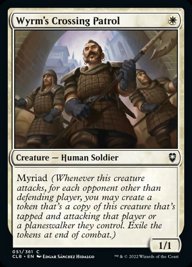 Wyrm's Crossing Patrol [Commander Legends: Battle for Baldur's Gate] | Boutique FDB TCG