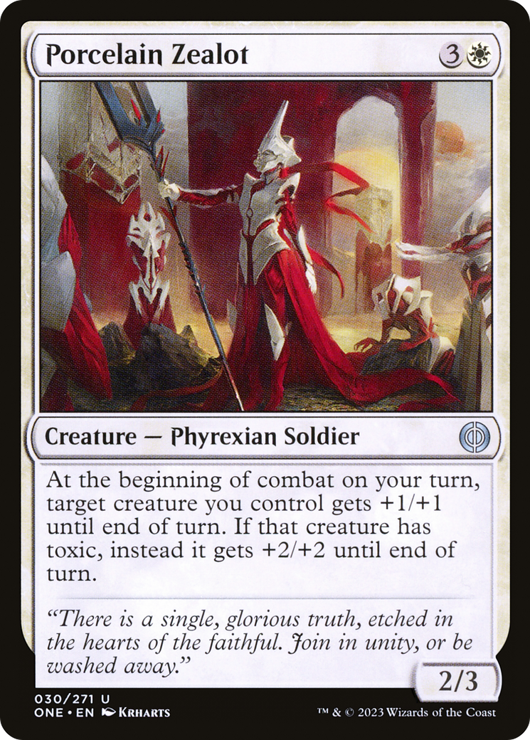 Porcelain Zealot [Phyrexia: All Will Be One] | Boutique FDB TCG