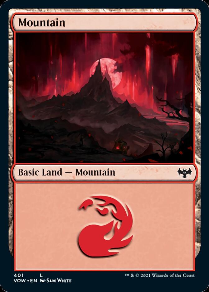 Mountain (401) [Innistrad: Crimson Vow] | Boutique FDB TCG